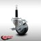 Service Caster 3'' SS Thermoplastic Rubber Swivel 3/4'' Expanding Stem Caster with Brake SCC-SSEX20S314-TPRB-TLB-34 - alternate 3